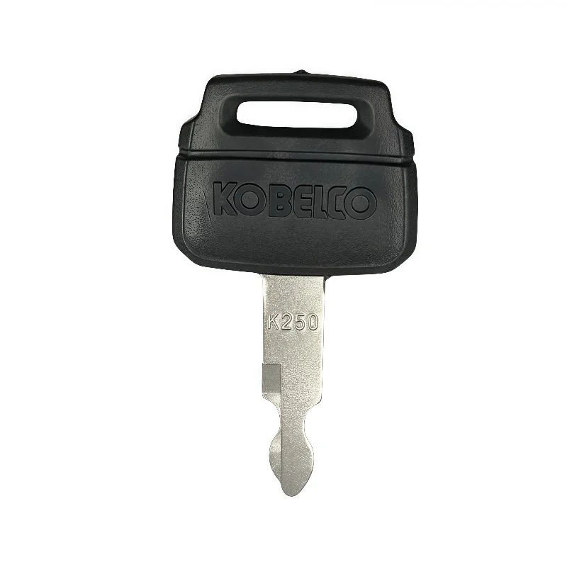 10PCS K250 Kobelco excavator key, Kobelco SK60 75 140 200 210 260 350-8 Ignition door opening key, cab key