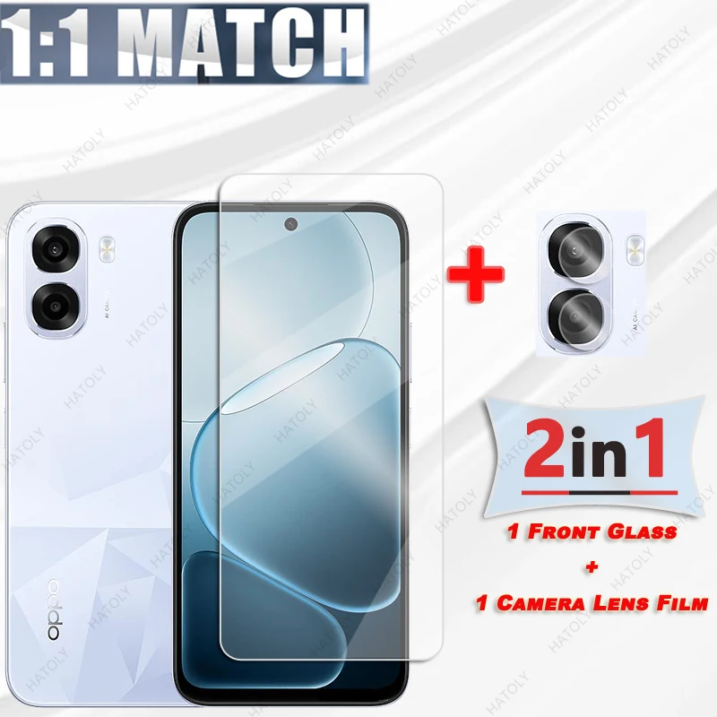 

For Oppo K14x Glass HD Clear Protective Film For Oppo K14x 5G Film Screen Protector Camera Lens Protector For Oppo K14x Glass