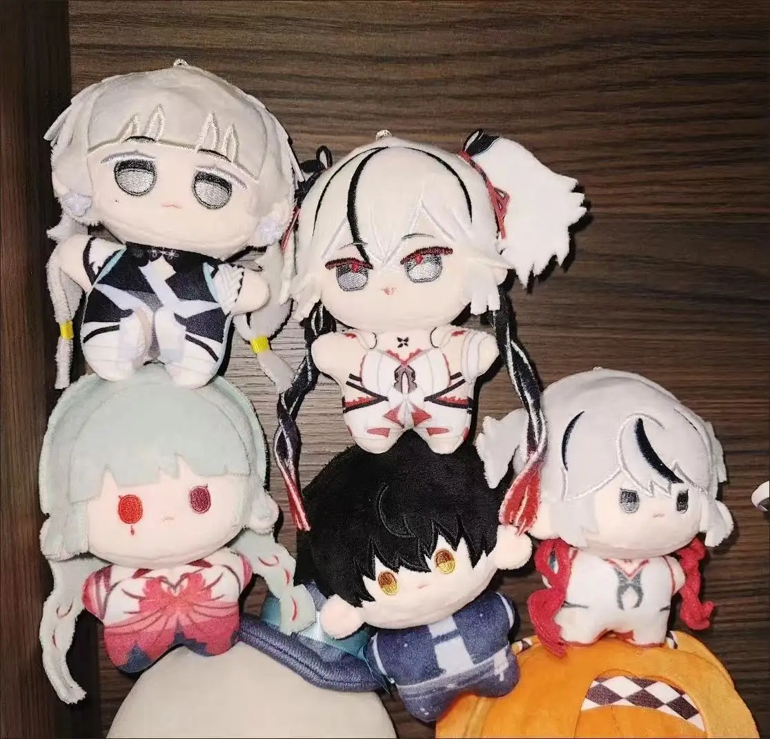 

Stuffed 10cm Anime Shorekeeper Tsubakish Jinxi Starfi Cartoon Plush Doll Toy COS Dress-up Kid Adults Collectible Cotton Gift