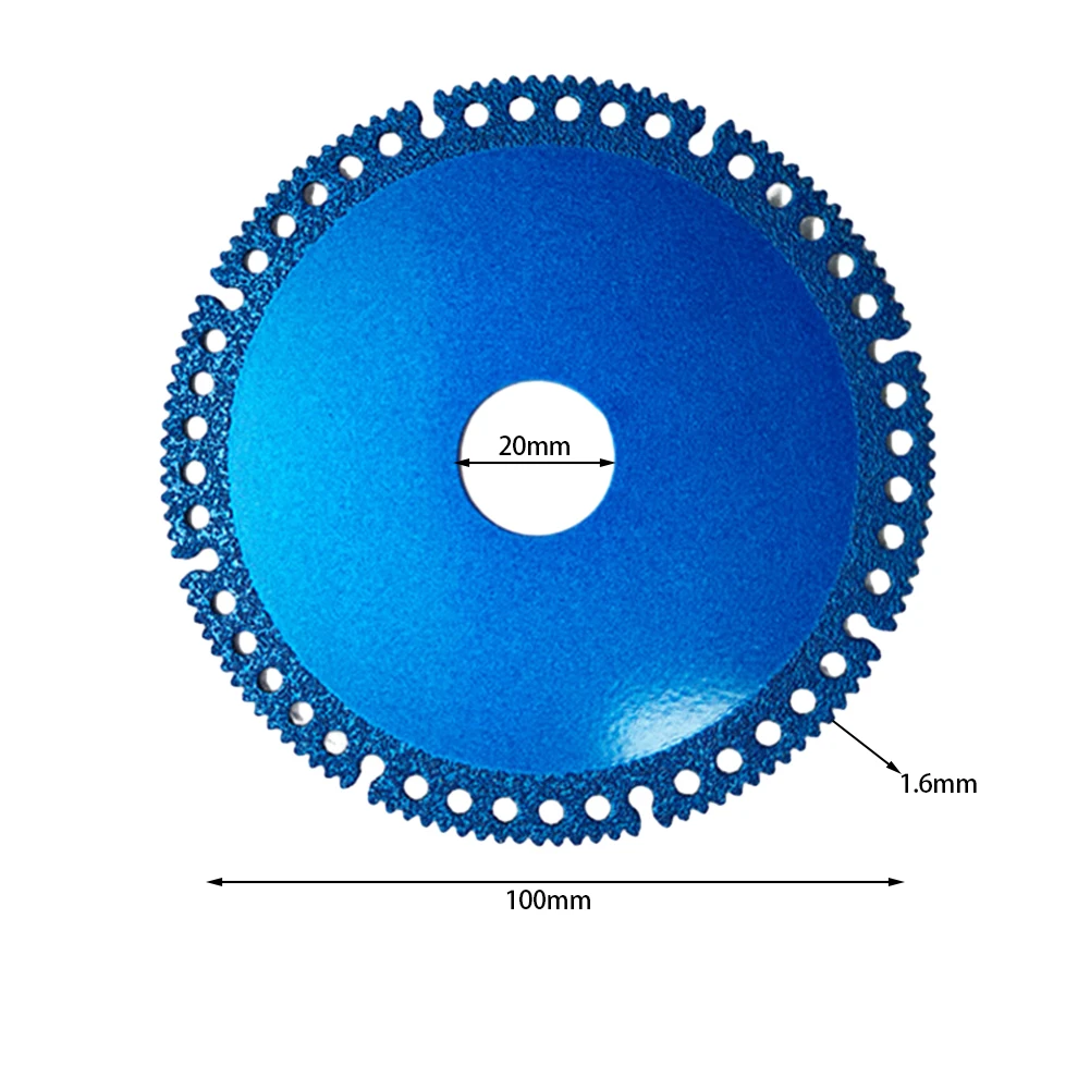 3pcs Composite Multifunctional Cutting Saw Blade 100mm Ultra-thin Saw Blade Ceramic Tile Glass Cutting Disc For Angle Grinder