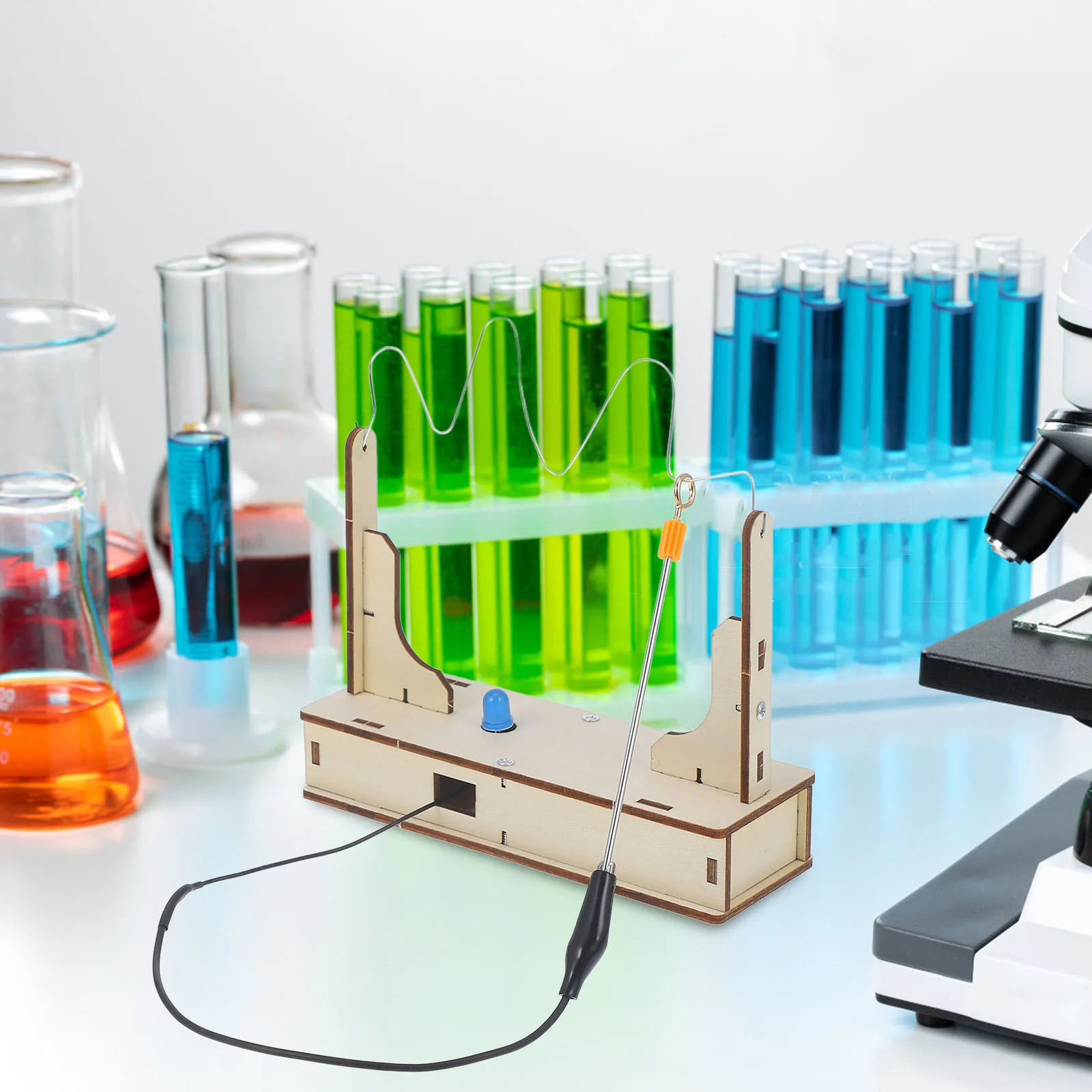 

1 комплект, набор для научных экспериментов, сделай сам, проводящий материал электричества, образовательный проект стебля для детей, взаимодействие родителей и детей