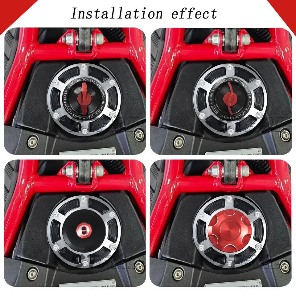 New Quick Gas Fuel Tank Cap ITALJET DRAGSTER 125/200/300 2020-2025 Accessories CNC Aluminum Motorcycle Tuning Kit IncludesMotorc