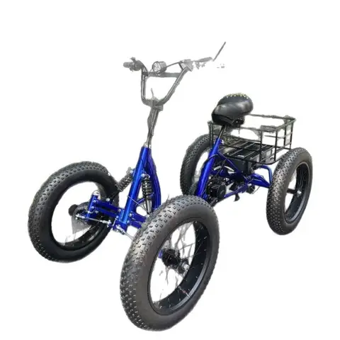 Bici elettrica con pneumatici grassi, quad fuoristrada durevole con pedali