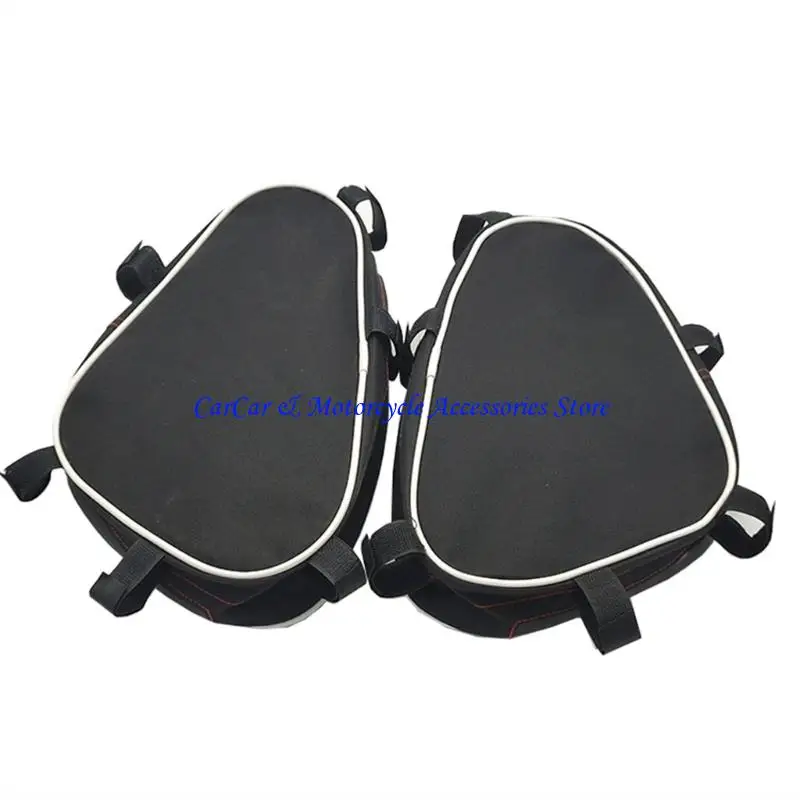 

G5AD 2pcs Repair Tool Placement Bag Dustproof Tool Motorcycle Frame Crash Bars Waterproof Storageg Bag for DL650 DL1000