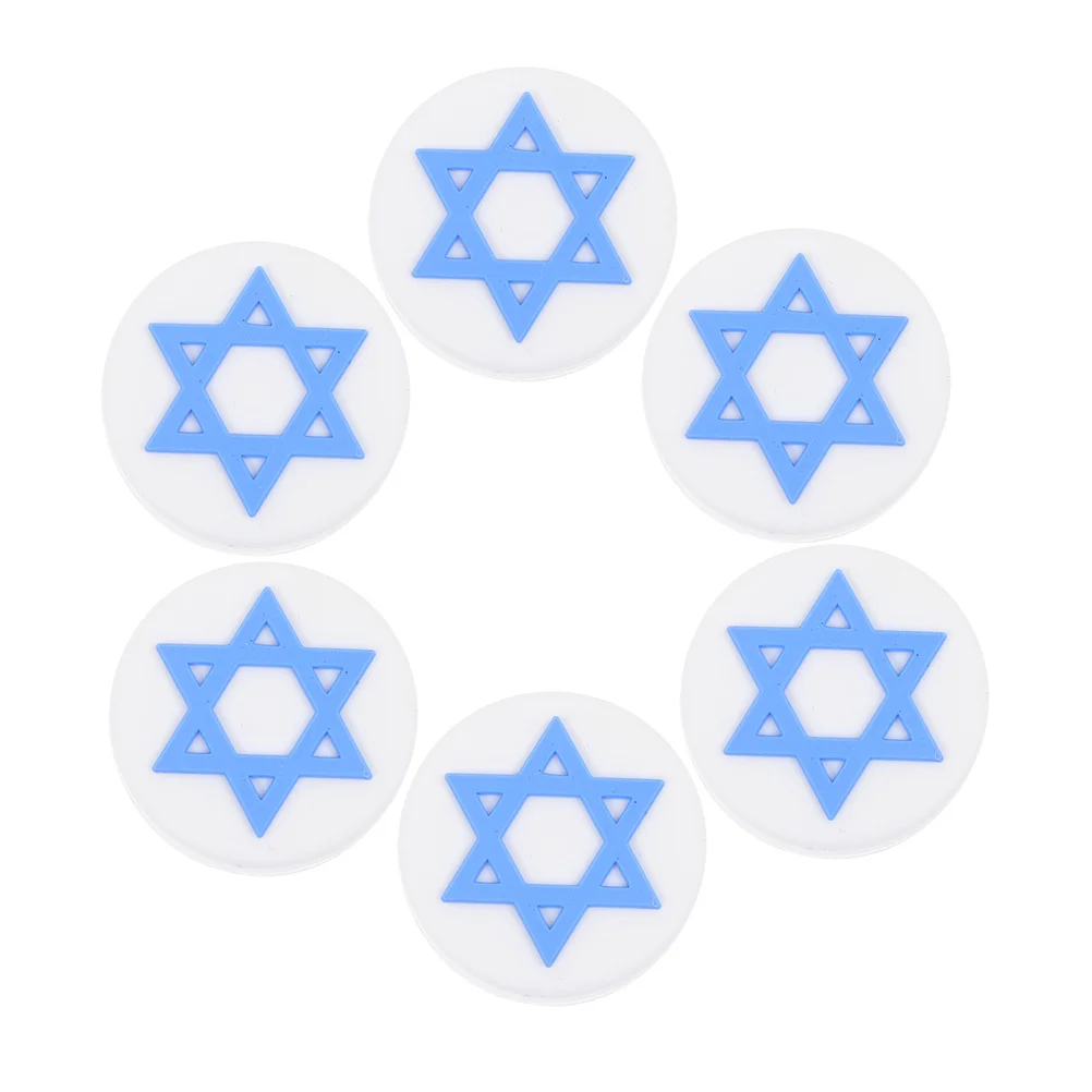 

6Pcs Tennis Racket Shock Dampener Silicone Vibration Absorber Cute Shape Professional Use Tennis Accessories Vibration Dampener