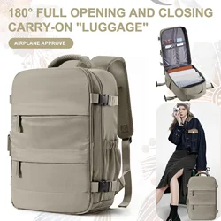 15.6inch Laptop Bag Men's Executive Work Backpack, Backpack Ryanair 40x20x25,Vacuum Packaged Travel Backpack Short-Trip Rucksack