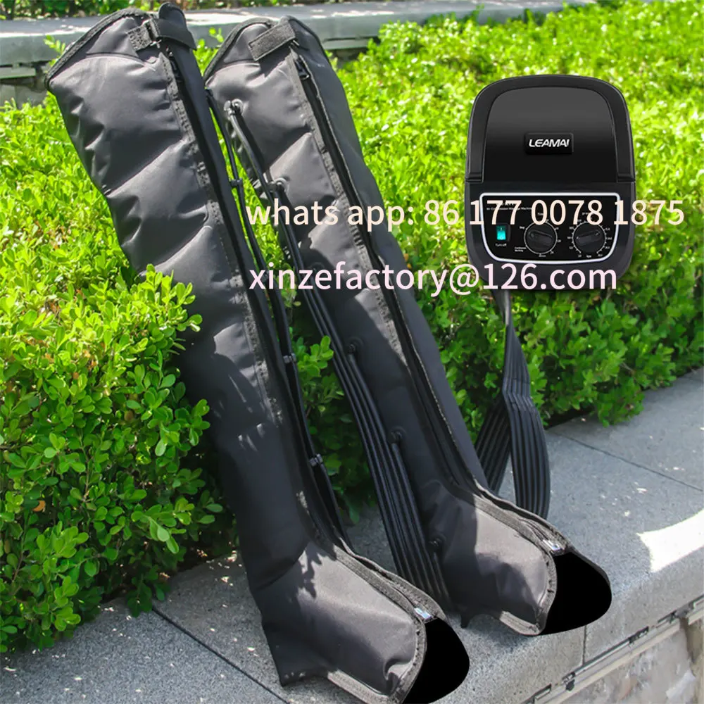 

Customizable Pressotherapy Air Compression Foot Muscle Massager Leg Recovery Boots Lymphatic Drainage Machine Relax