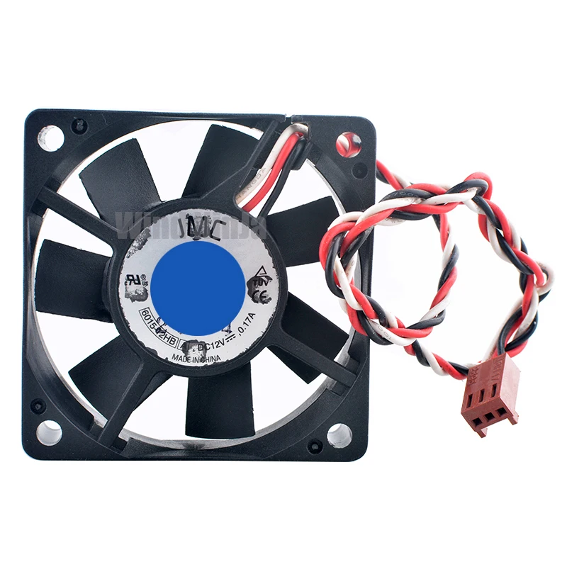 6015-12HB 6cm 60mm fan 60x60x15mm DC12V 0.17A 3pin Dual ball bearing cooling fan for chassis CPU power supply