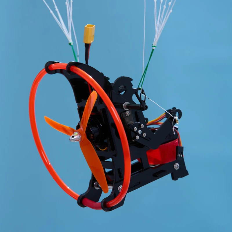 1 Juego de Control remoto 2,4G sin escobillas Paragilder PNP/RTF Kit envergadura 1,28 metros Paramotor piezas de vuelo acrobático