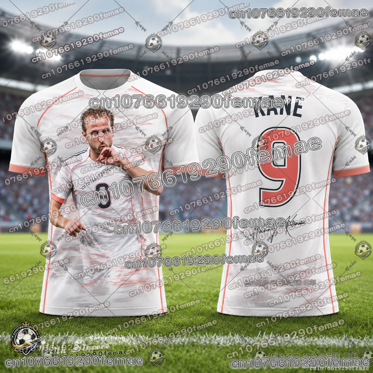 Special Edition Harry Kane 9 Football Shirt Kids Adults Fan Commemorative Quick Dry Breathable Jersey For Summer Match Wear