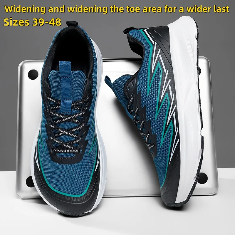 

2026 best-selling casual running shoes men's outdoor sports shoes neutral non-slip breathable walking widened upper men's shoes