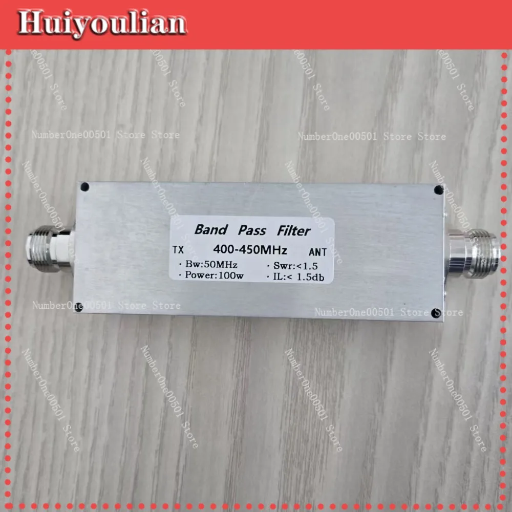 

BPF-400-450M-100WN-plus Band Pass Filter 100W Harmonic Spurious Signal Filter N Female Connector