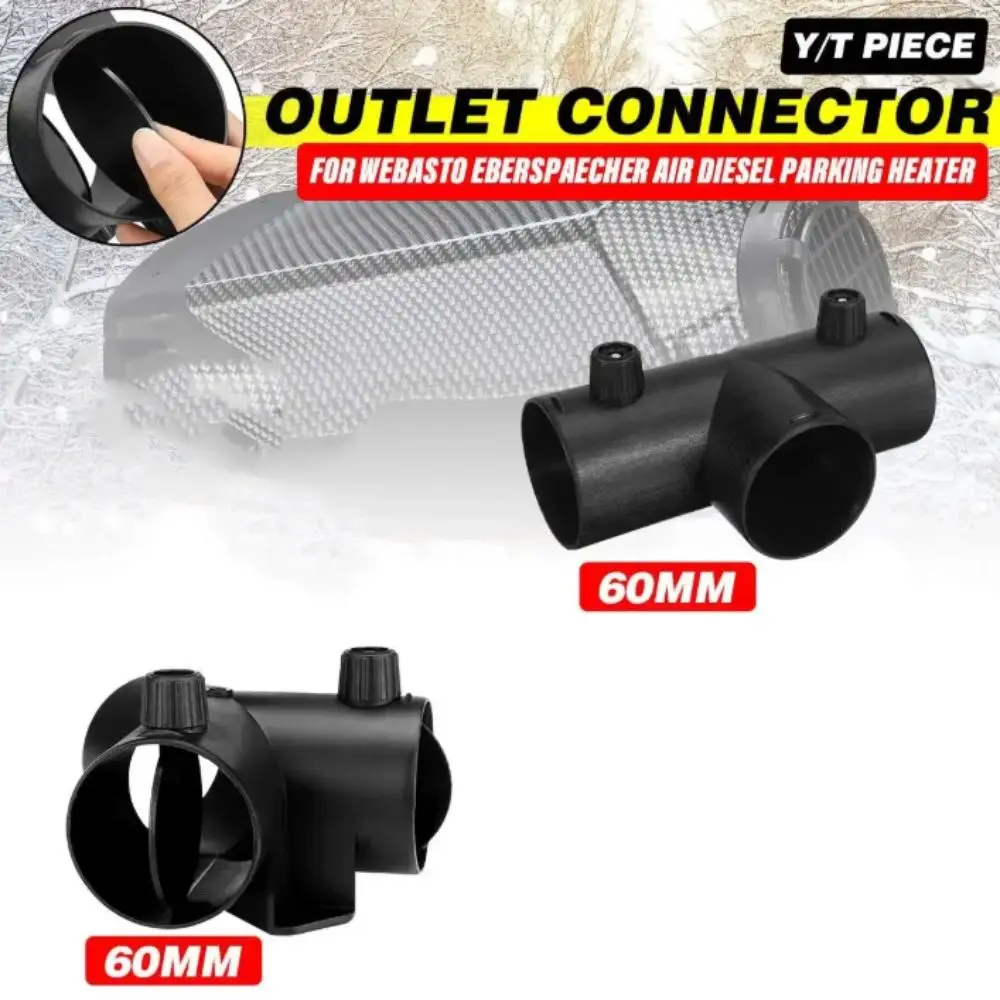 

Adjustable Air Air Diesel Heater Dual Closable Internal Flip Cover Exhaust Pipe Valve Flap Y T Type Vent Ducting Parking Heater
