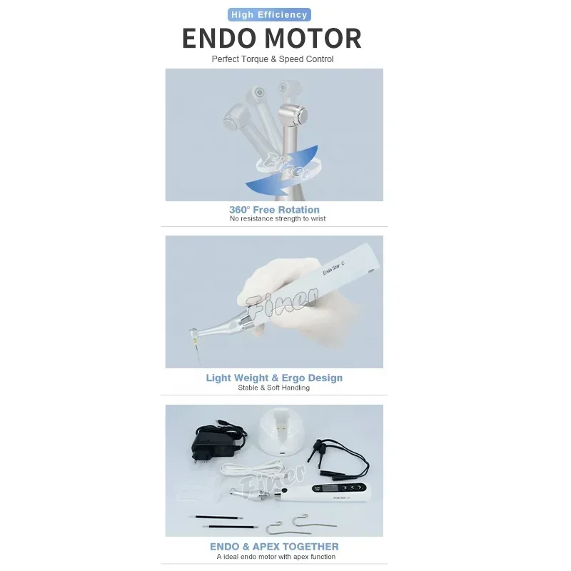 Wireless endo motor apex locator den tal wismy endomotor with apex locator den tal endomotor