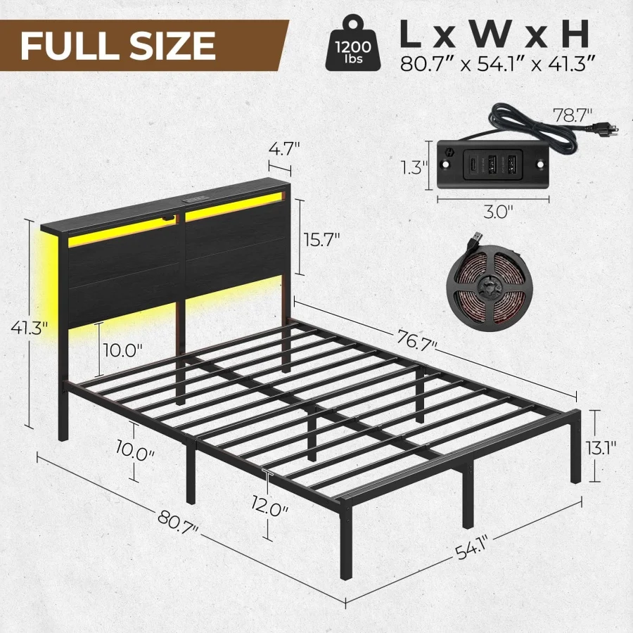 Full Size Bed Frame…