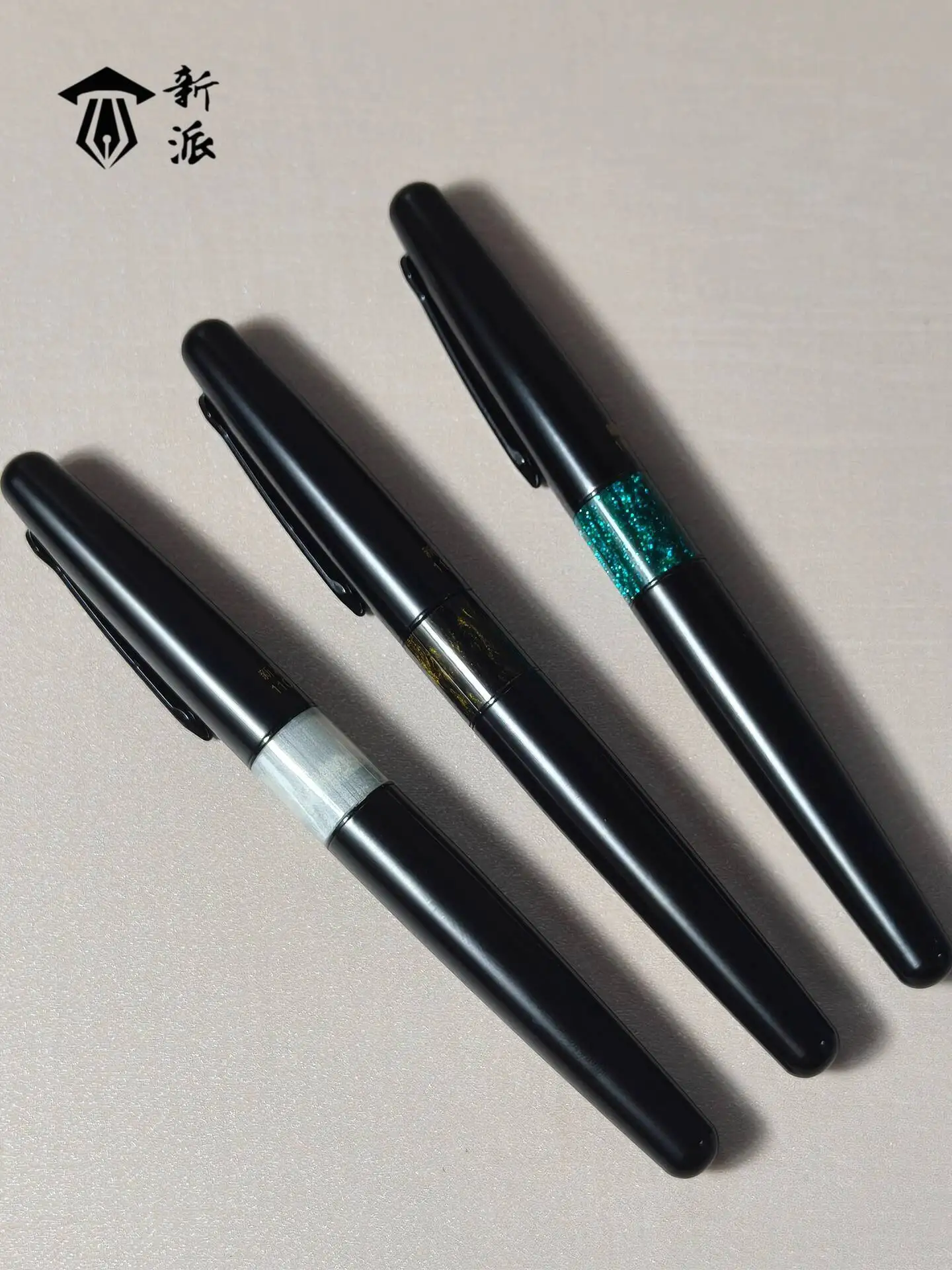 New Style  Fountain Pen Agate Medium Ring High-end Light Luxury Unisex Student High Appearance EF Nib 0.38mm