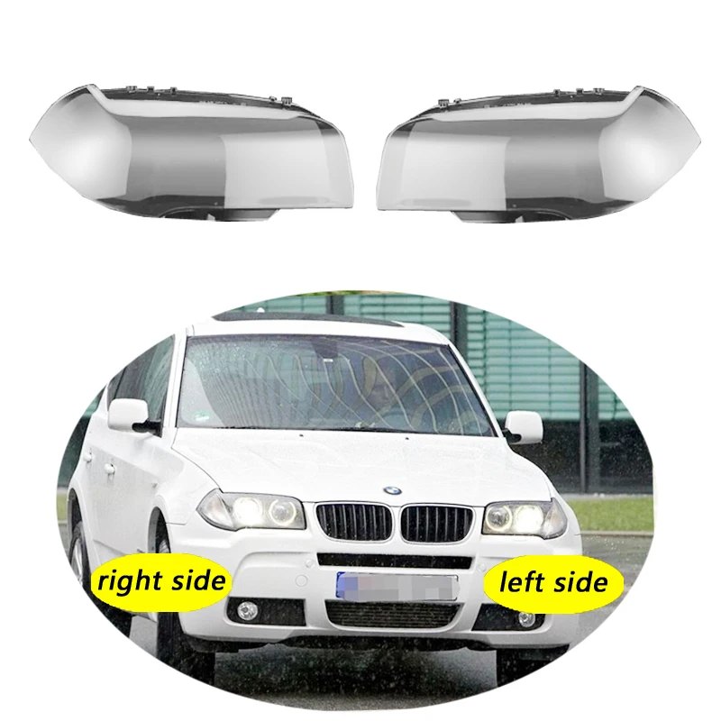 

Use For BMW X3 2006-2010 E83 X3 series Transparent Headlamp Cover Lamp Shade Front Headlight Shell Lampshade Lens shell