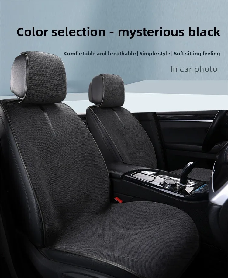 

Universal High Quality Linen Luxury Car Seat Cover Four Season Auto Flax Breathable Anti-Slip Covers for SUV Car Seat Protection