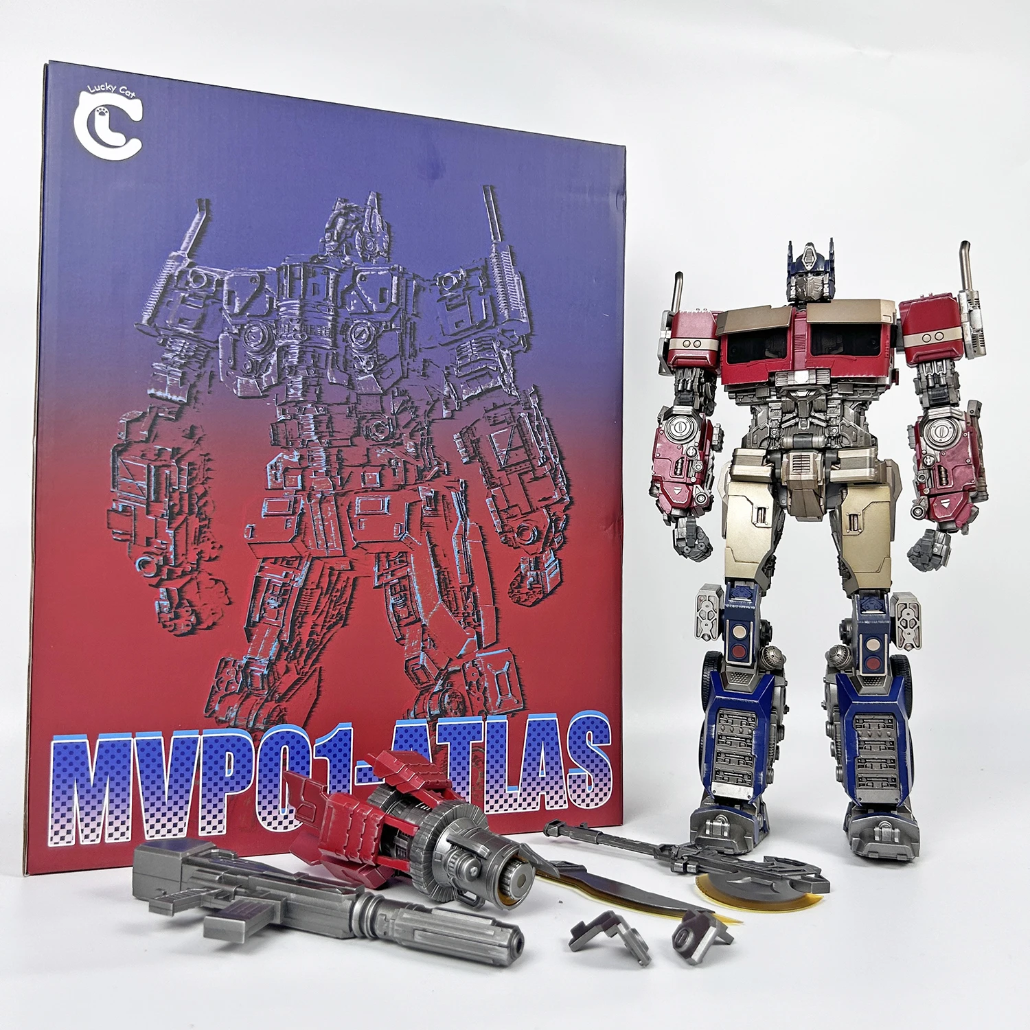 LuckyCat Transformation MVP-01 28cm MVP 01 Atlas MICRO COSMOS Action Figure Toy Gift Collector