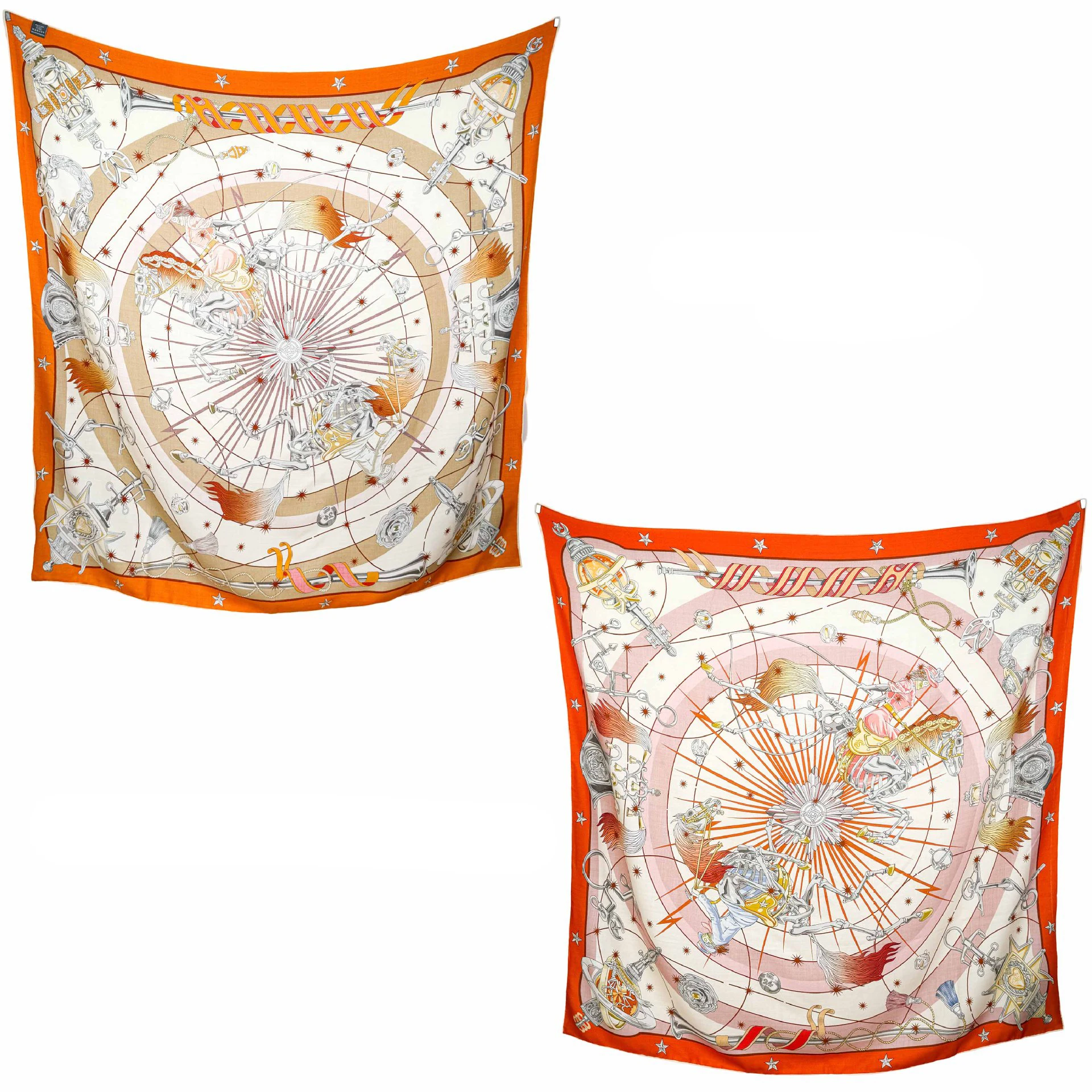 

Double Sided Scarf 135CM Winter Large Shawls Hand Rolled Edges Head Bag Scarves Christmas Gift Luxury Clothing Accessories