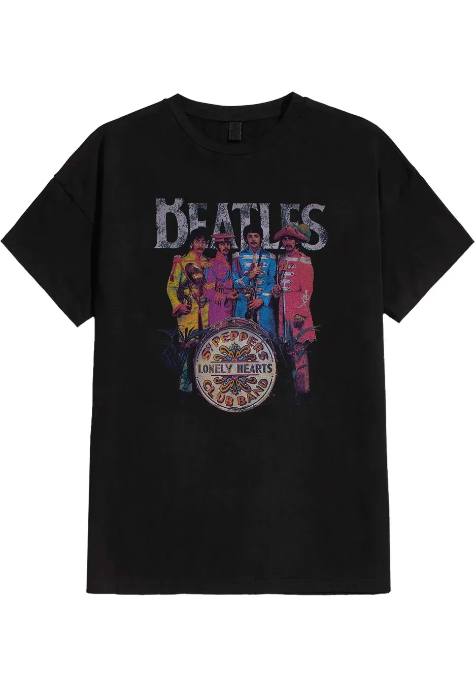 البيتلز الرقيب الفلفل تي شيرت الرجال والنساء قصيرة الأكمام خمر روك باند بلايز العلامة التجارية التي شيرت الصيف الرجال الملابس الشارع الشهير