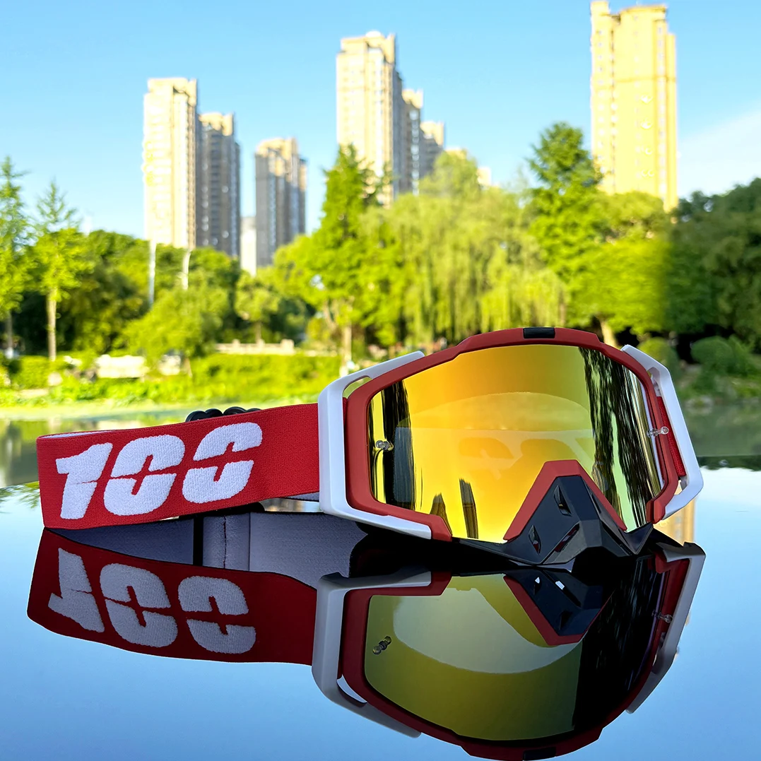 100 Motocross Glasses Man MTB ATV Outdoor Woman Windproof  Anti-UV Motorcycle Glasses Cycling Sports Racing Off-Road Goggles