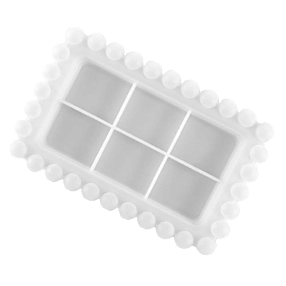 Forma silikonowa do żywicy epoksydowej do tworzenia talerzy do przechowywania DIY, wysokiej jakości materiał silikonowy, łatwa w czyszczeniu, przenośna, lekka forma do rękodzieła.