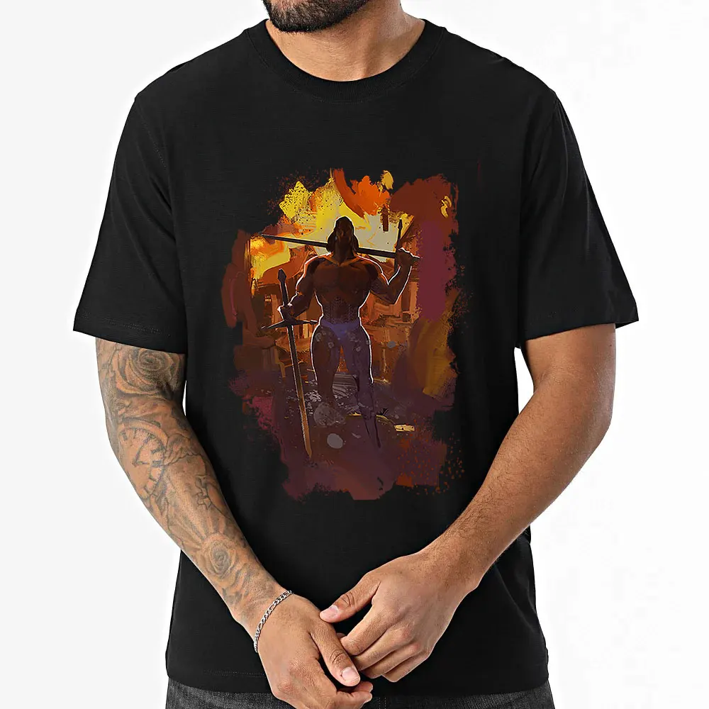 

Футболка DE Hjelmdall MAN FROM HJELMDALL, подарок, с графическим принтом Disco Elysium, одежда, свитшот по мотивам видеоигры, все размеры, топы S-6XL