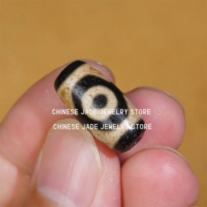 

Tibetan DZI Beads Old Agate 3 Eye Totem Amulet Beads Pendant GZI 20×10mm