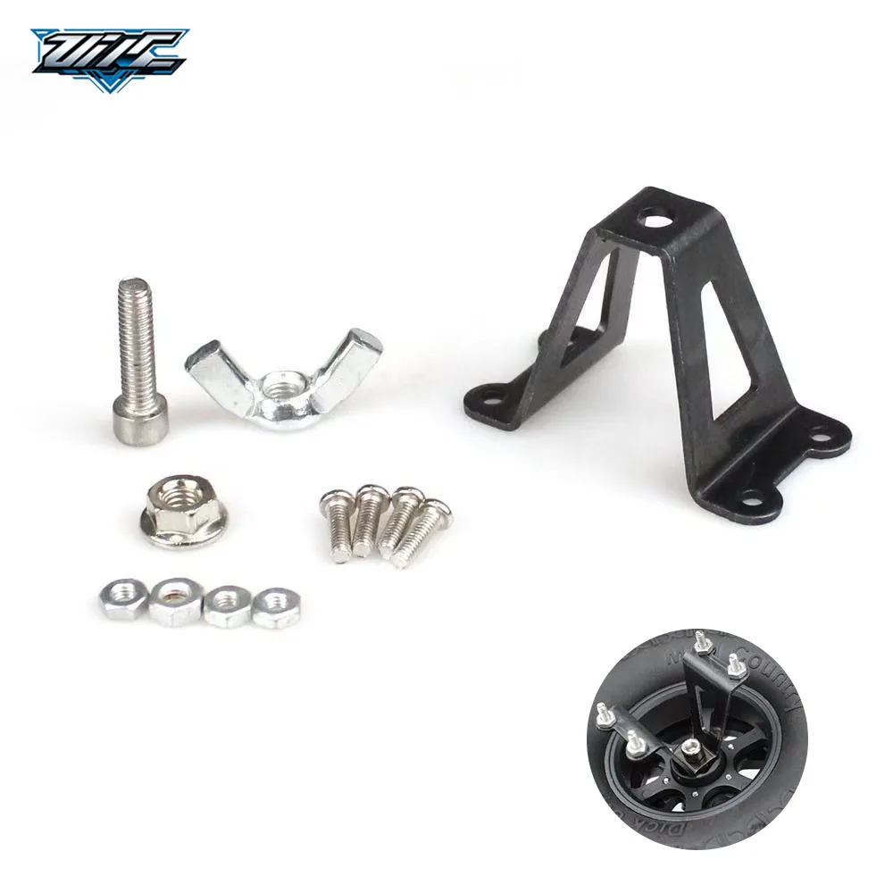 1/10 Metal Rear Spare Tire Rack Wheel Holder Bracket for Axial SCX10 RC4WD D90 Tamiya CC01 RC Crawler Upgrade Parts