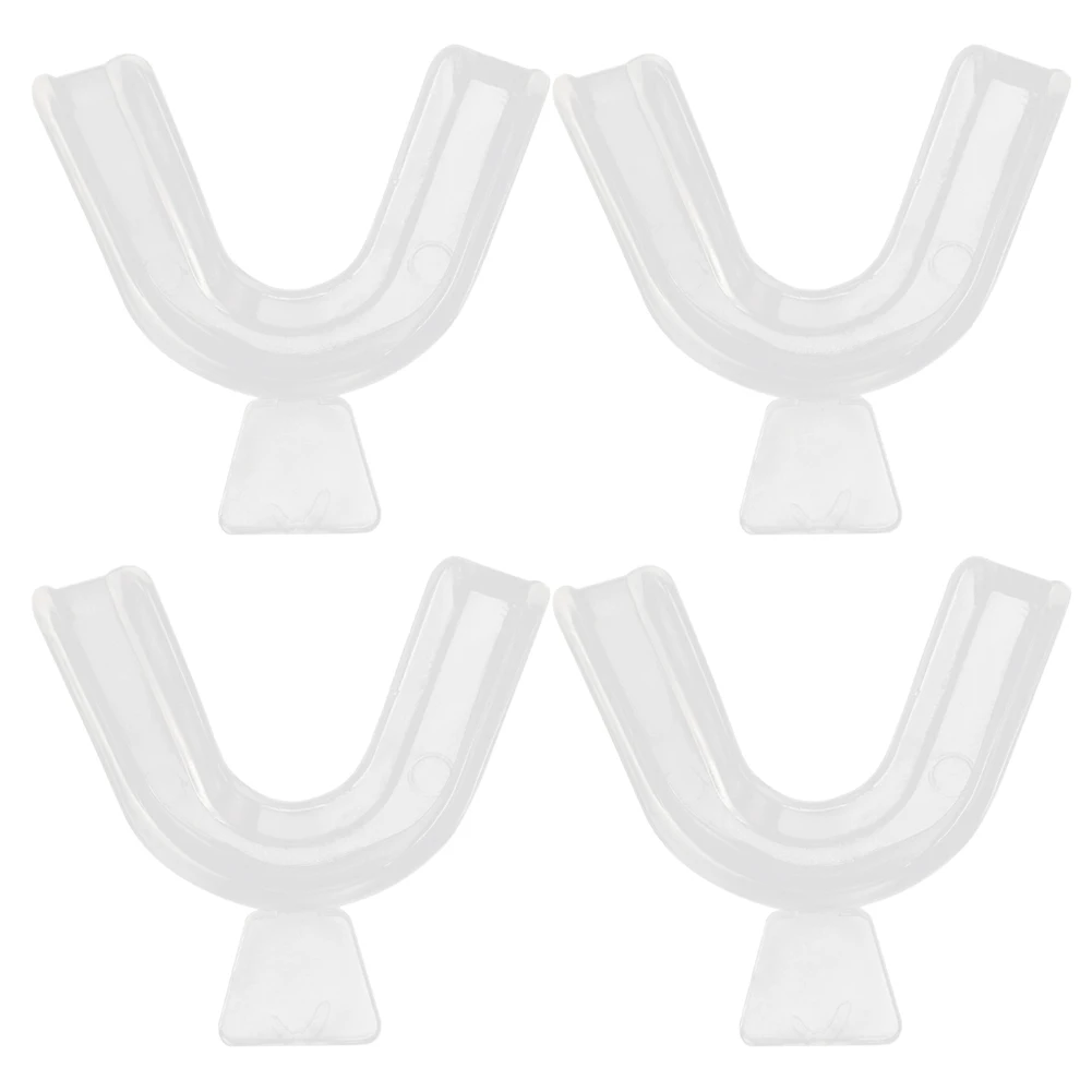 2/4pcs Soft Silicone Tooth Orthodontic Braces Set Mouth Guard Protector Dental Teeth Whitening Trays Retainers Oral Hygiene Care