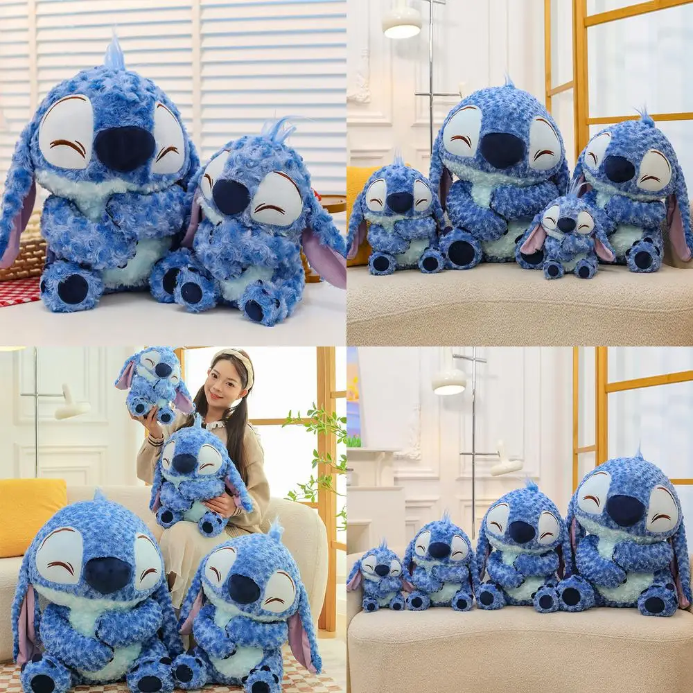 Pluszak Stitch Kawaii, pluszowa lalka, puszysty aniołek pies, wypchane zwierzątko, prezent urodzinowy dla dzieci, miękka zabawka, hurtownia fabryczna, sprzedaż transgraniczna