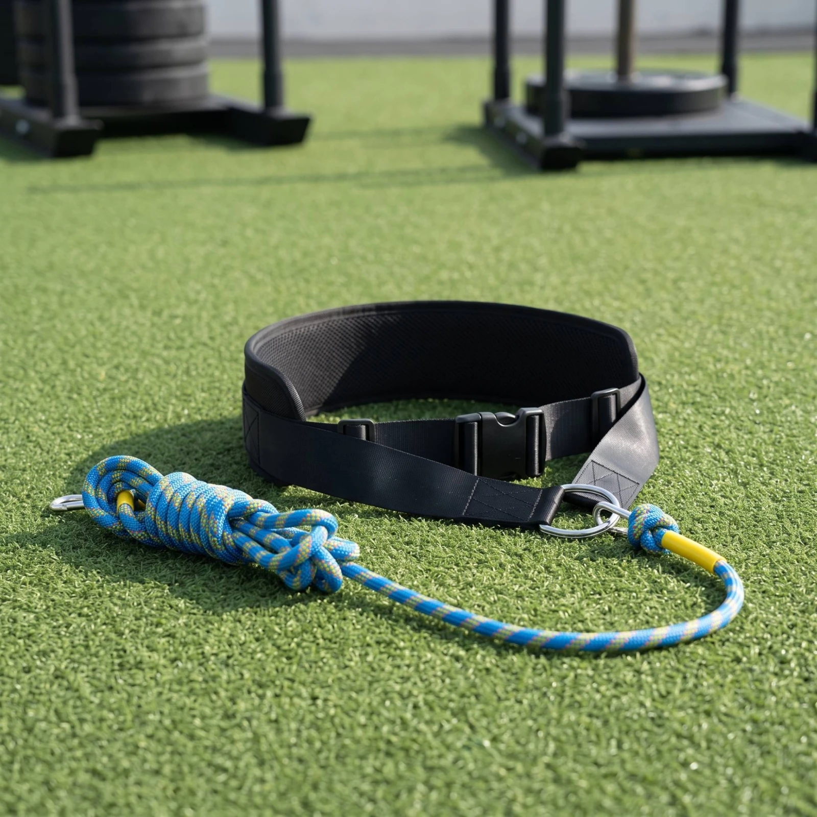 Sled Drag Strap Adjustable Sled Pulling Strap Resistance Rope High-Strength Multi-Purpose for Athletes, Track Conditioning, Gym