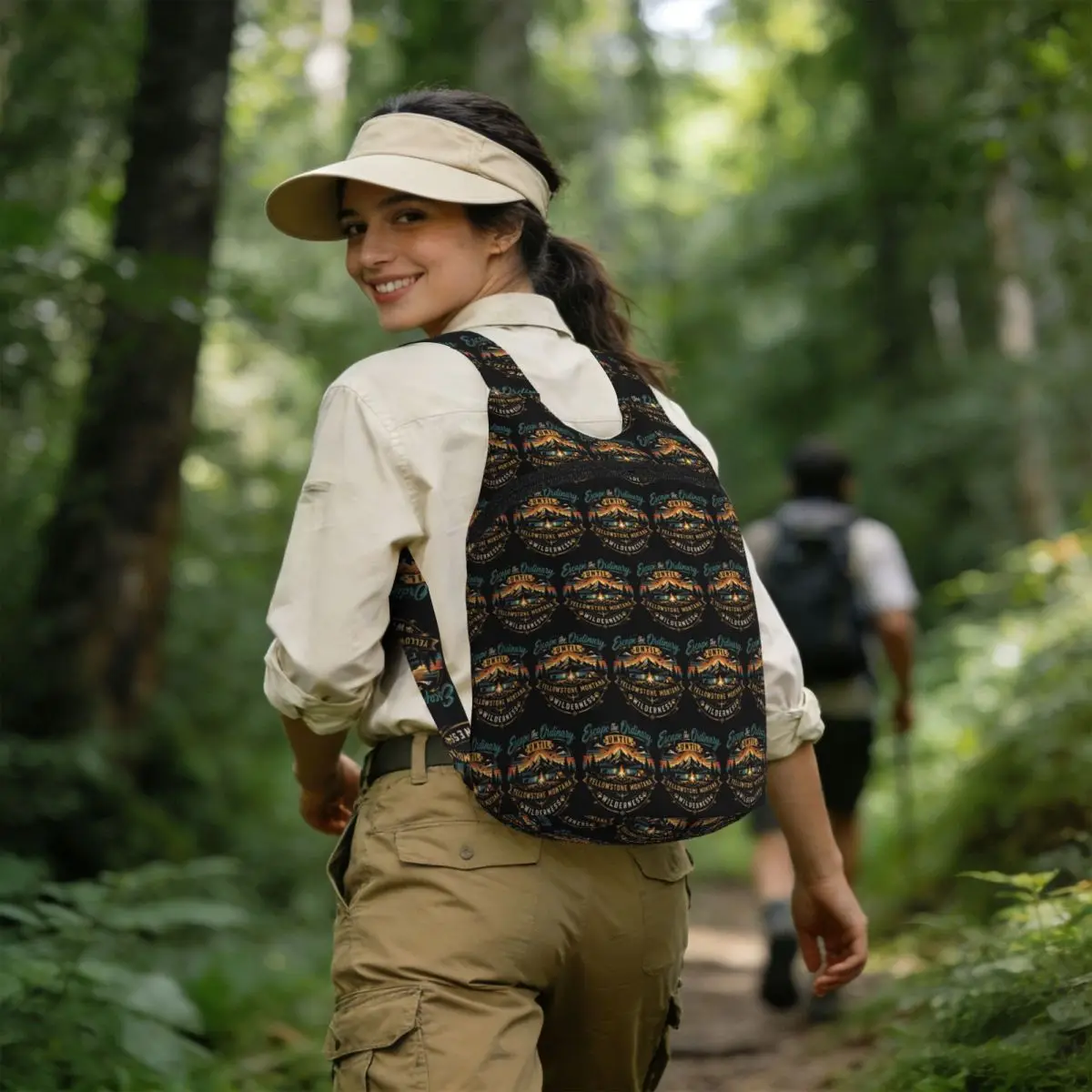 Escape The Ordinary Yellowstone Wilderness Scene Backpack BookBag Children Storage School Bag Laptop Shoulder Bags Boys Girls