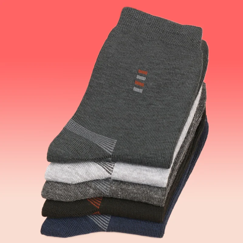 Chaussettes de dehors Respirantes pour Homme, Confortables, Décontractées, Solides, Simples, à la Mode, Mi-Tube, Standard, Haute Qualité, 5/10 Paires