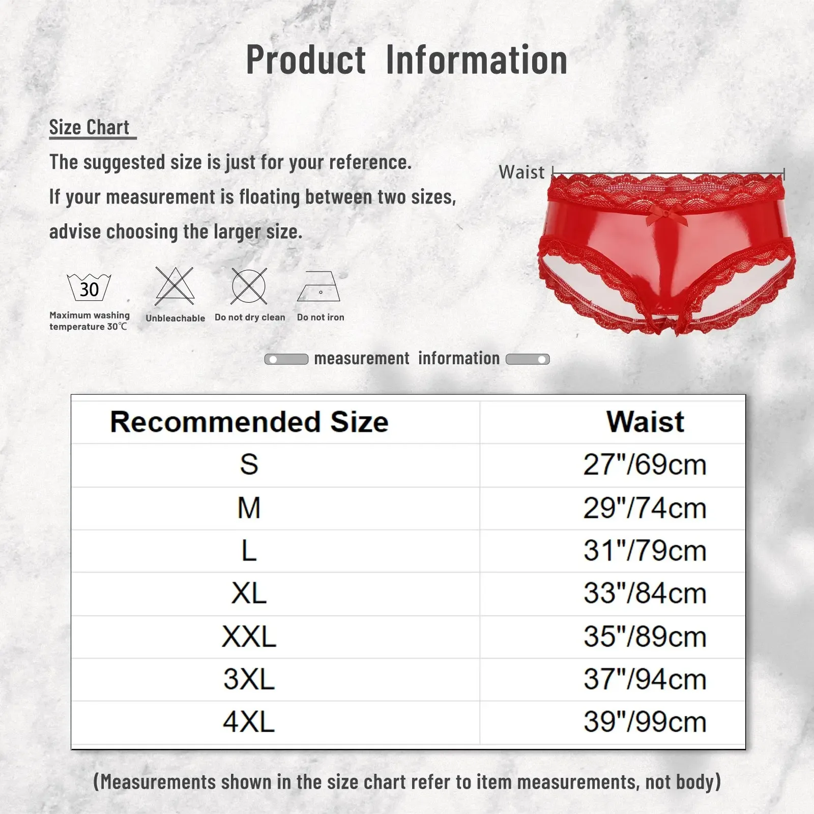 Mens Lingerie Lace Trim Open Crotch Briefs Underwear Wet Look Patent Leather Low Rise Hollow Out Back Crotchless Underpants