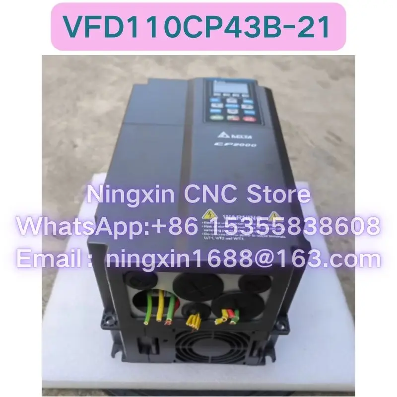 Used VFD110CP43B-21 Inverter Functional test OK Fast delivery