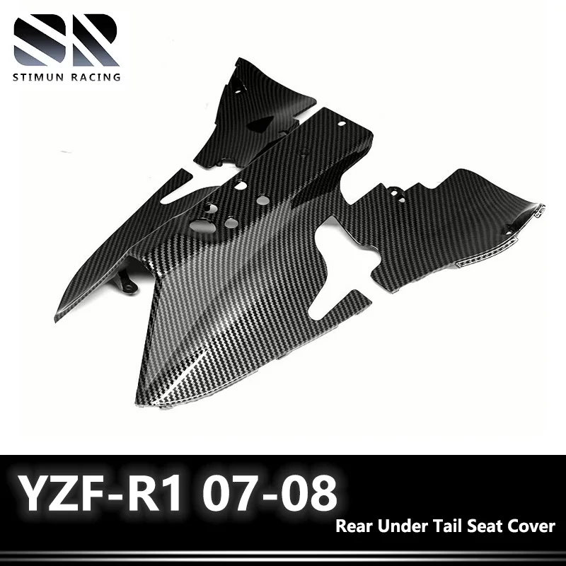 Для YAMAHA YZF R1 2007 2008 года, чехол на заднее сиденье под хвостом, обтекатель из АБС-пластика, узор из углеродного волокна