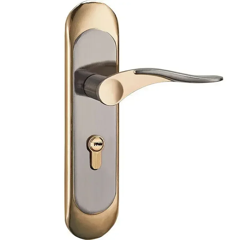 

HOT! Indoor Household Door Handle For Home With Security Lock Key Set Aluminum Alloy