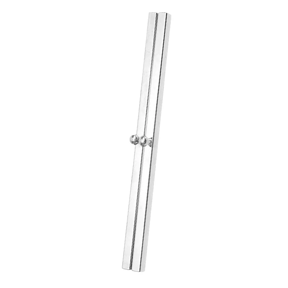 

1Pair White Iron Paperweight Vintage Style Thick Metal Calligraphy Paper Weight Desktop Decoration Book Holder