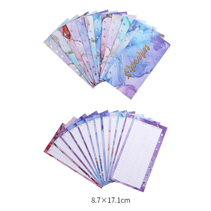 A6 Binder Budget Planner Organizer 6 Ring Binder Envelopes Pockets And 12 Pieces Expense Budget Sheets