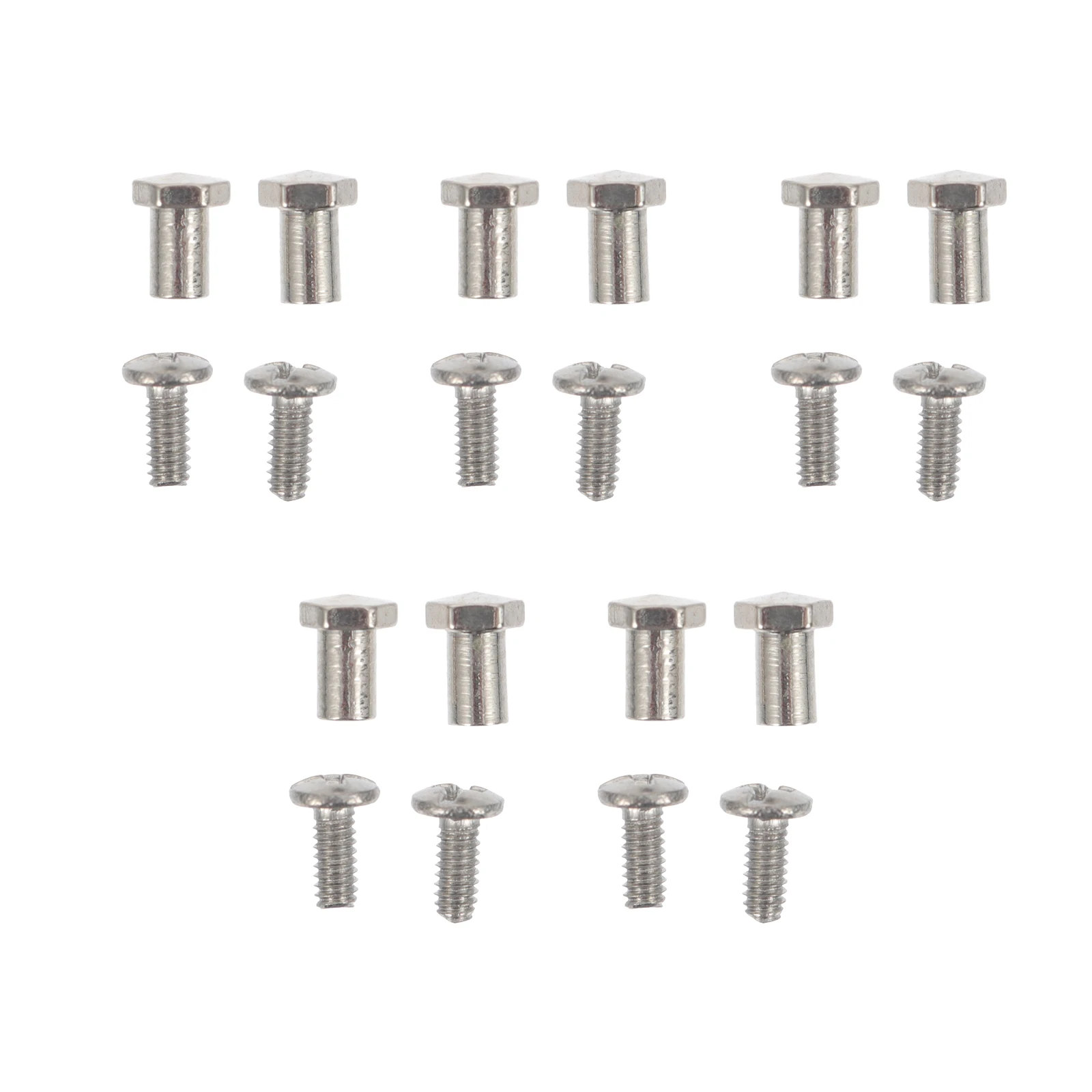 

Sturdy Metal Eyeglasses Screws 2 Sets Wide Use Parts Repair Accessories Reading Sunglasses Wire Frame Glasses Replacement