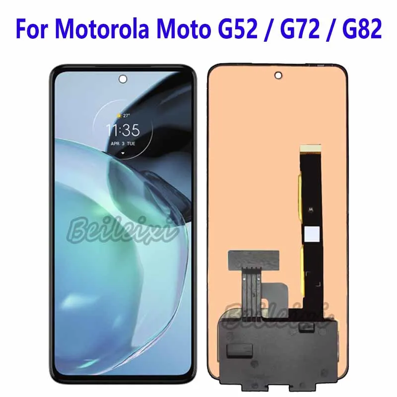 For Motorola Moto G71s G72 XT2255-2 / G82 XT2225-2 LCD Display Touch Screen Digitizer Assembly For Moto G52 XT2221-5 XT2221-3