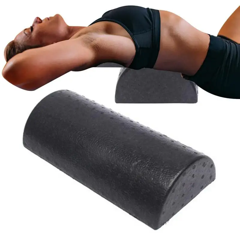 Half Round Yoga Column Roller Fitness High Density Molded Half Foam Roller Balance Pad Yoga Blocks With Massage Floating Point