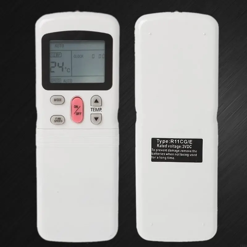 193A Wearproof Air Conditioning Remote Controller with Smooth for Touch for MILLER TECO for Carrier E R11HG Accessories