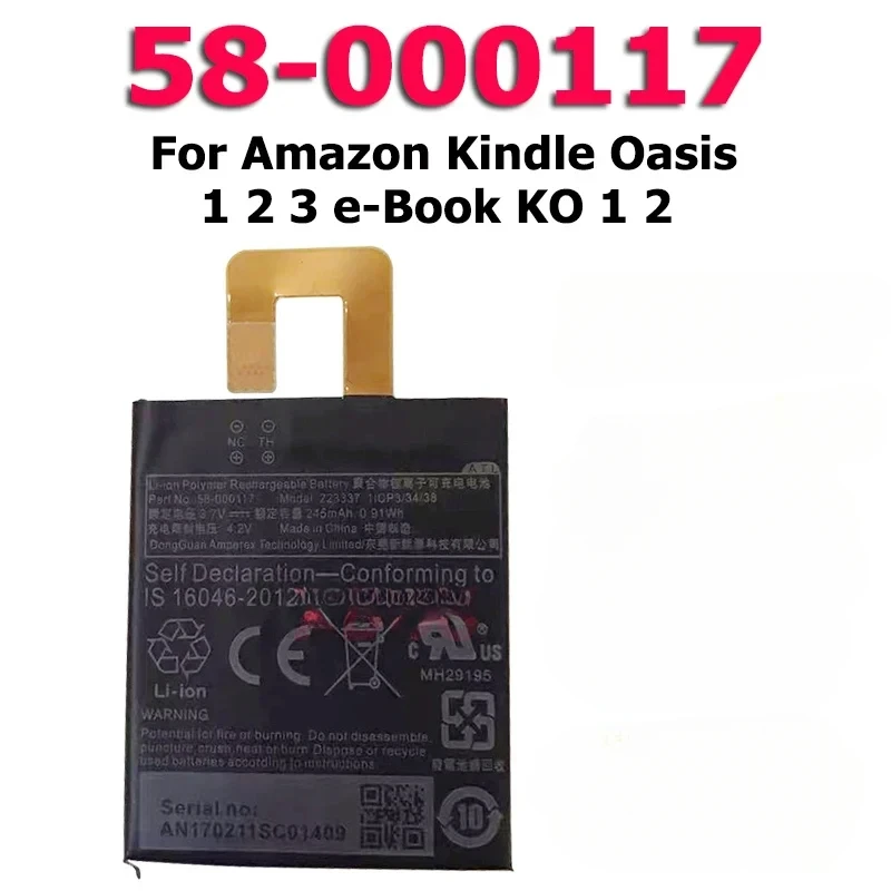 MC-308695 58-000255 58-000117 170-1032-00 S11GTSF01A Battery For Amazon Kindle Fire Kids Oasis 1/2/3 ST28