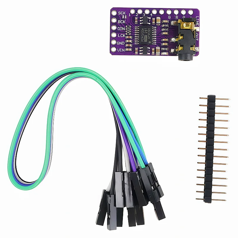 1~10PCS Interface I2S PCM5102A DAC Decoder GY-PCM5102 I2S Player Module For Raspberry Pi PHAT Format Board Digital  Audio Board