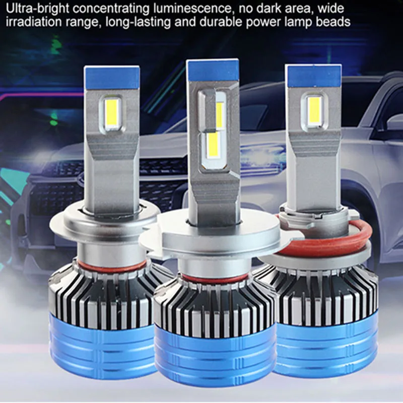 

H7 Led Headlight High Power K11 Canbus CSP Chip Bulb H13 H4 Hi-Low Beam Car Parts Motorcycle Accessories Led Headlights