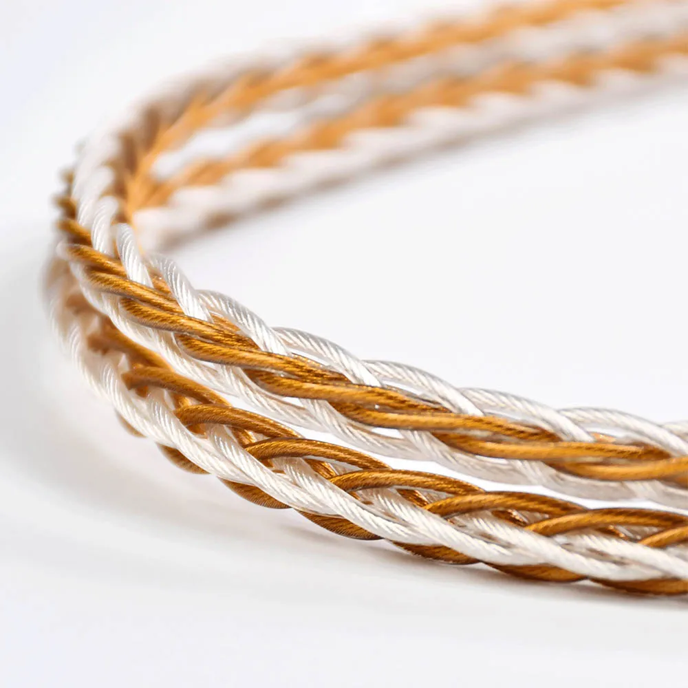 Kinera Gleipnir Pro Cavo di aggiornamento per auricolari 2.5/3.5/4.4 Spina bilanciata 6N OCC Placcato oro 0.78 2pin/MMCX Accessori sostituibili