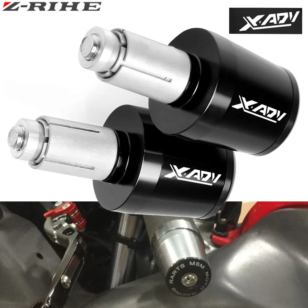 

Motorcycle CNC Aluminum Handlebar Grips Bar Ends Handle bar Grip Cap Slider For HONDA X-ADV 750 XADV750 X-ADV750 XADV 2017-2018